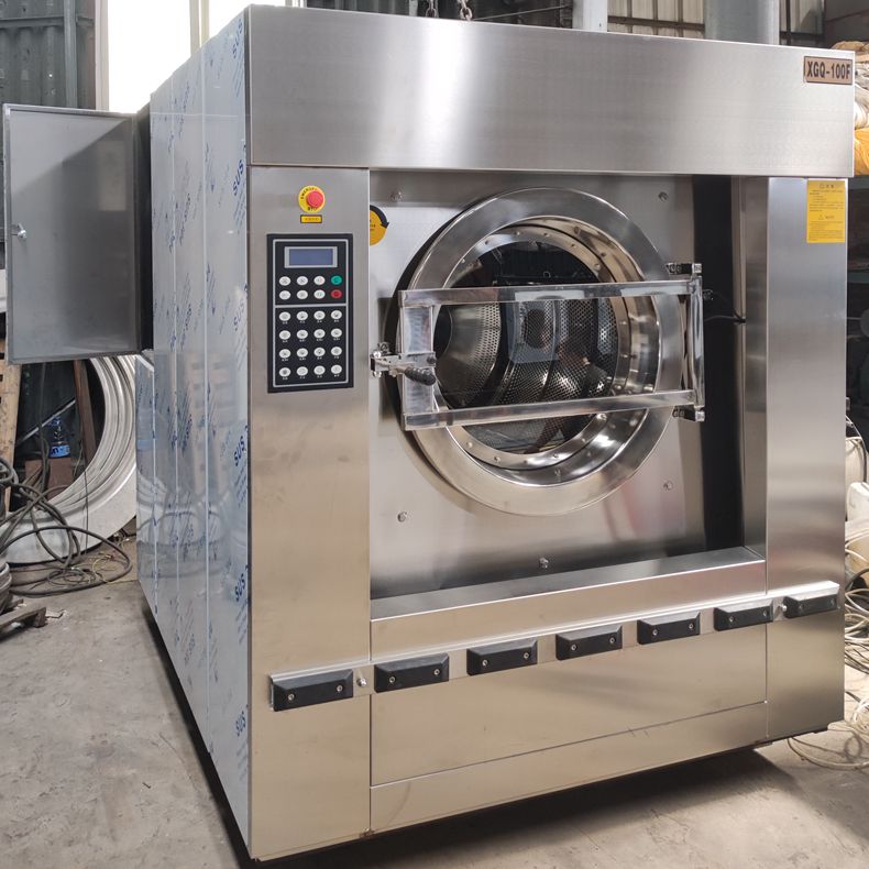 
		廣州工業(yè)洗衣機(jī)廠家為工廠洗衣房提供50KG全自動洗脫機(jī)
		